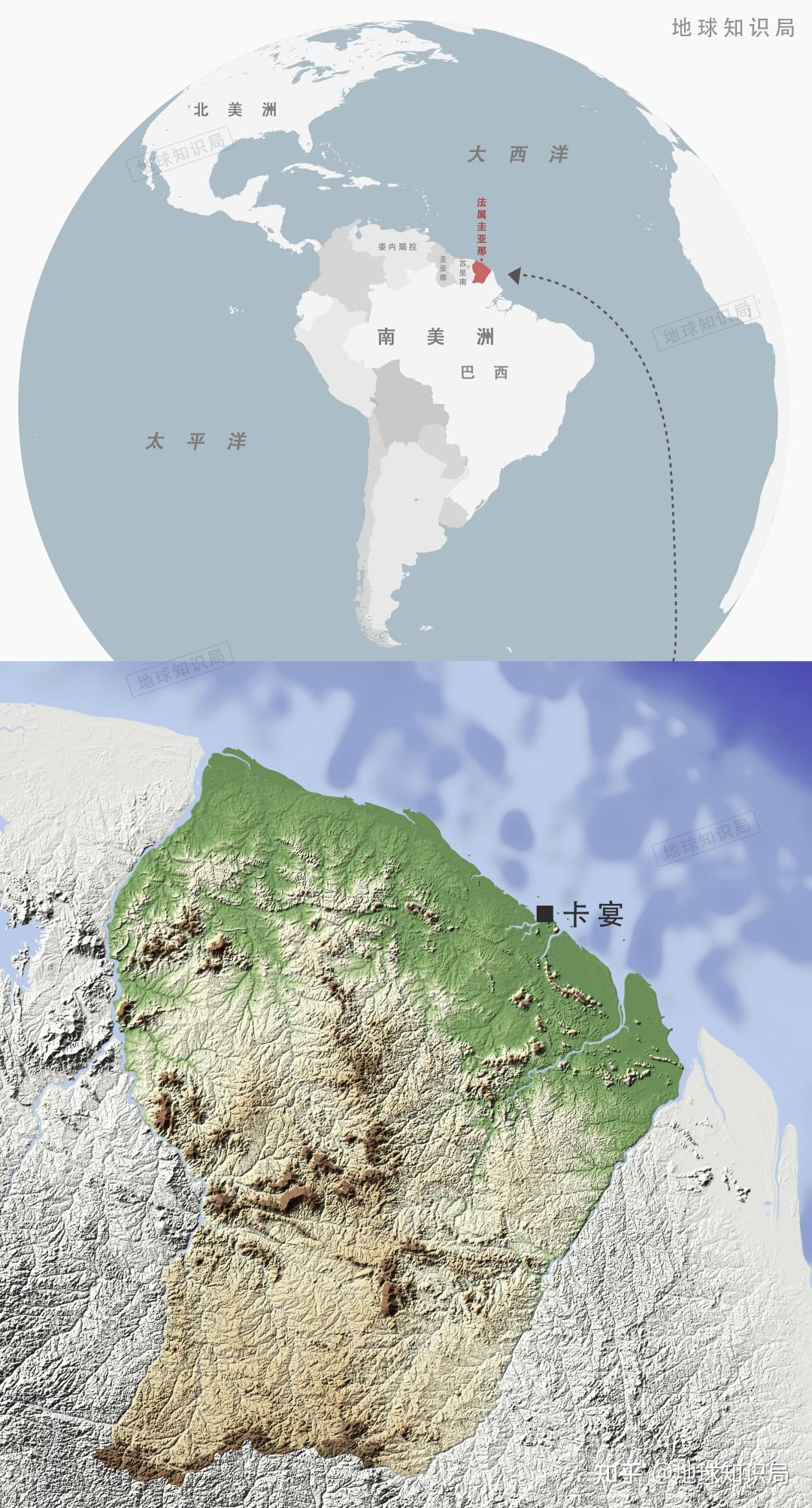 圭亚那政区图 - 圭亚那地图 - 地理教师网