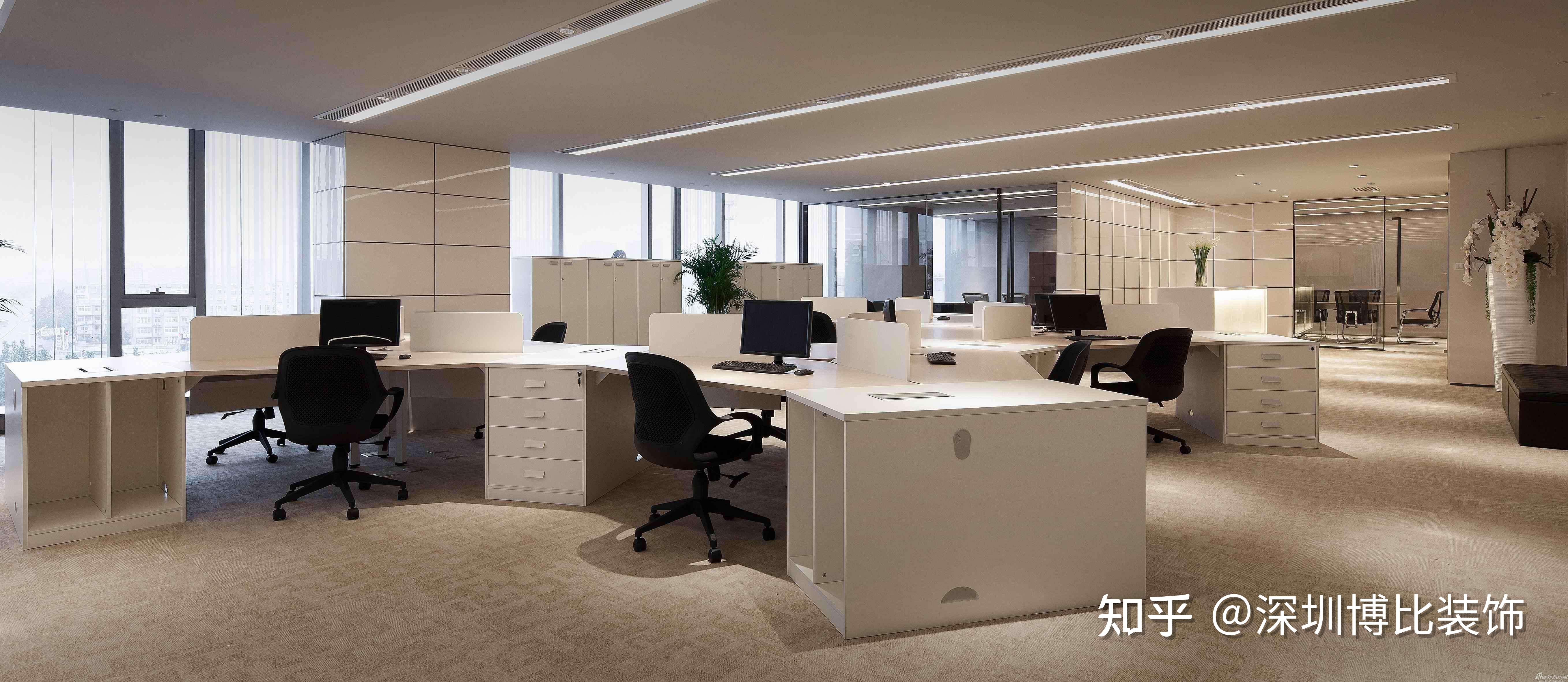深圳办公室装修高档又大气留下一种深刻的印象