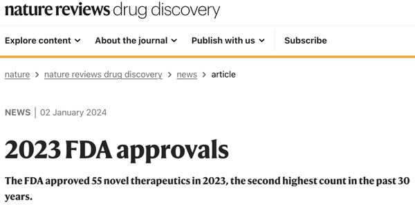 Nat Rev Drug Discov|2023年FDA批准的药物评述 - 知乎