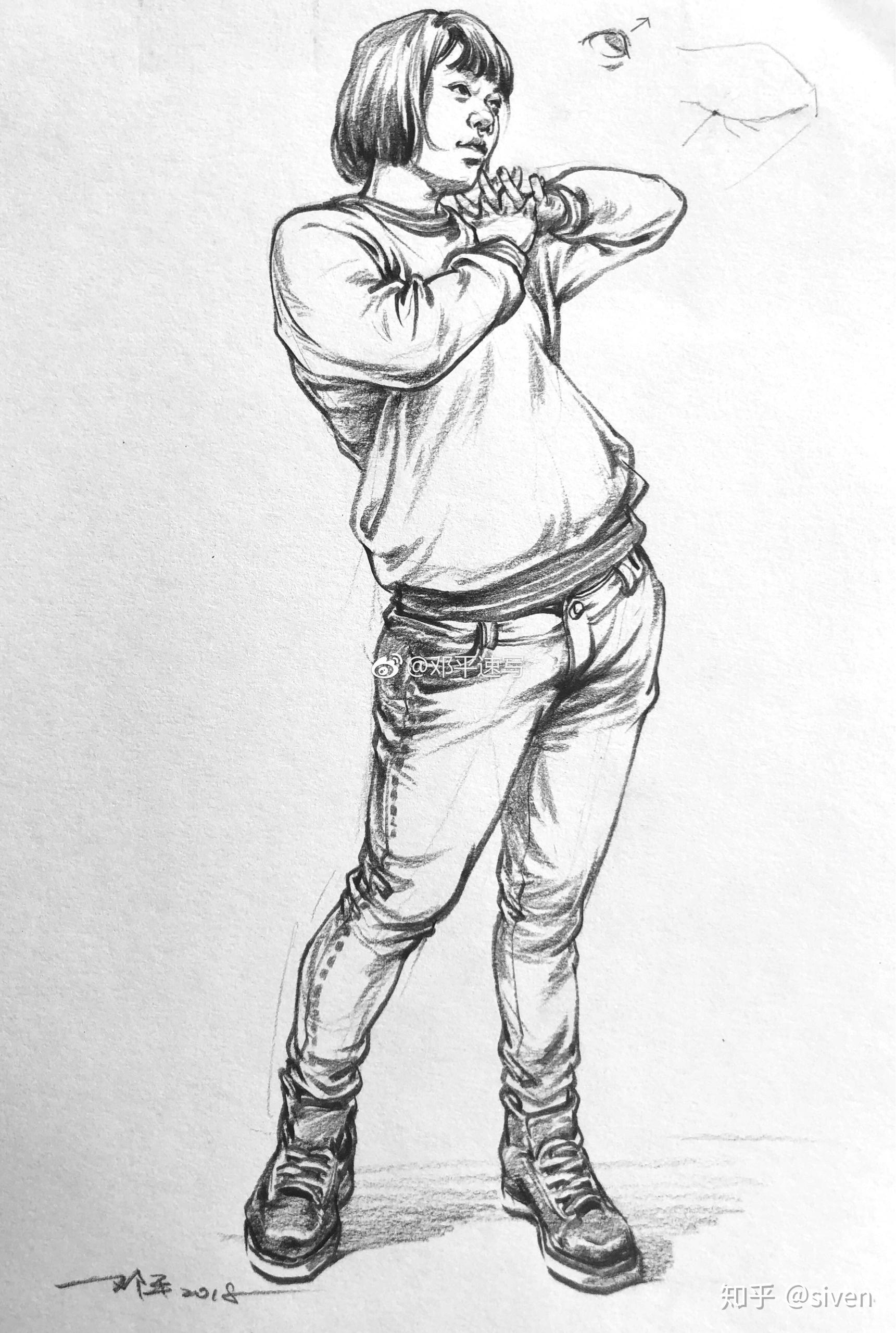 有哪些好看的速写