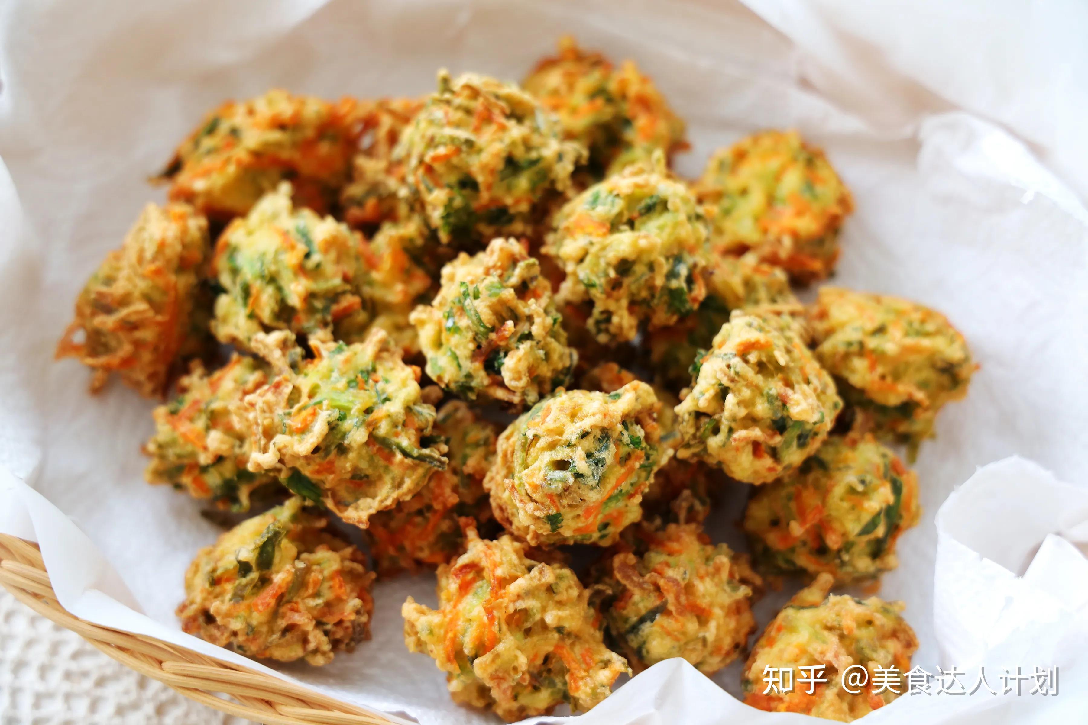 冬天萝卜好吃不贵炸一锅素丸子不油不腻比肉丸子还要好吃