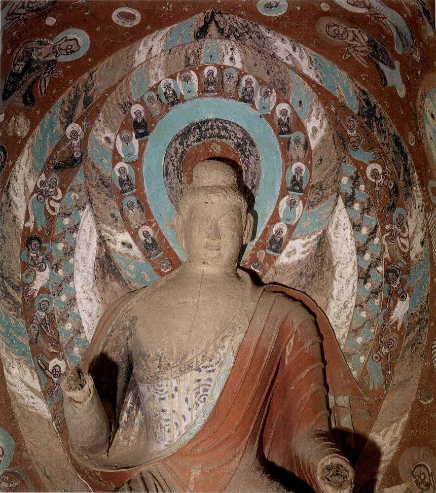 神游千年大美敦煌北凉272窟供养菩萨们的活泼舞姿高清大图