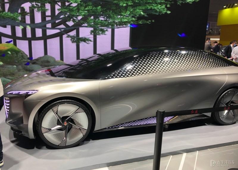 2021上海车展红旗evconcept概念车亮相