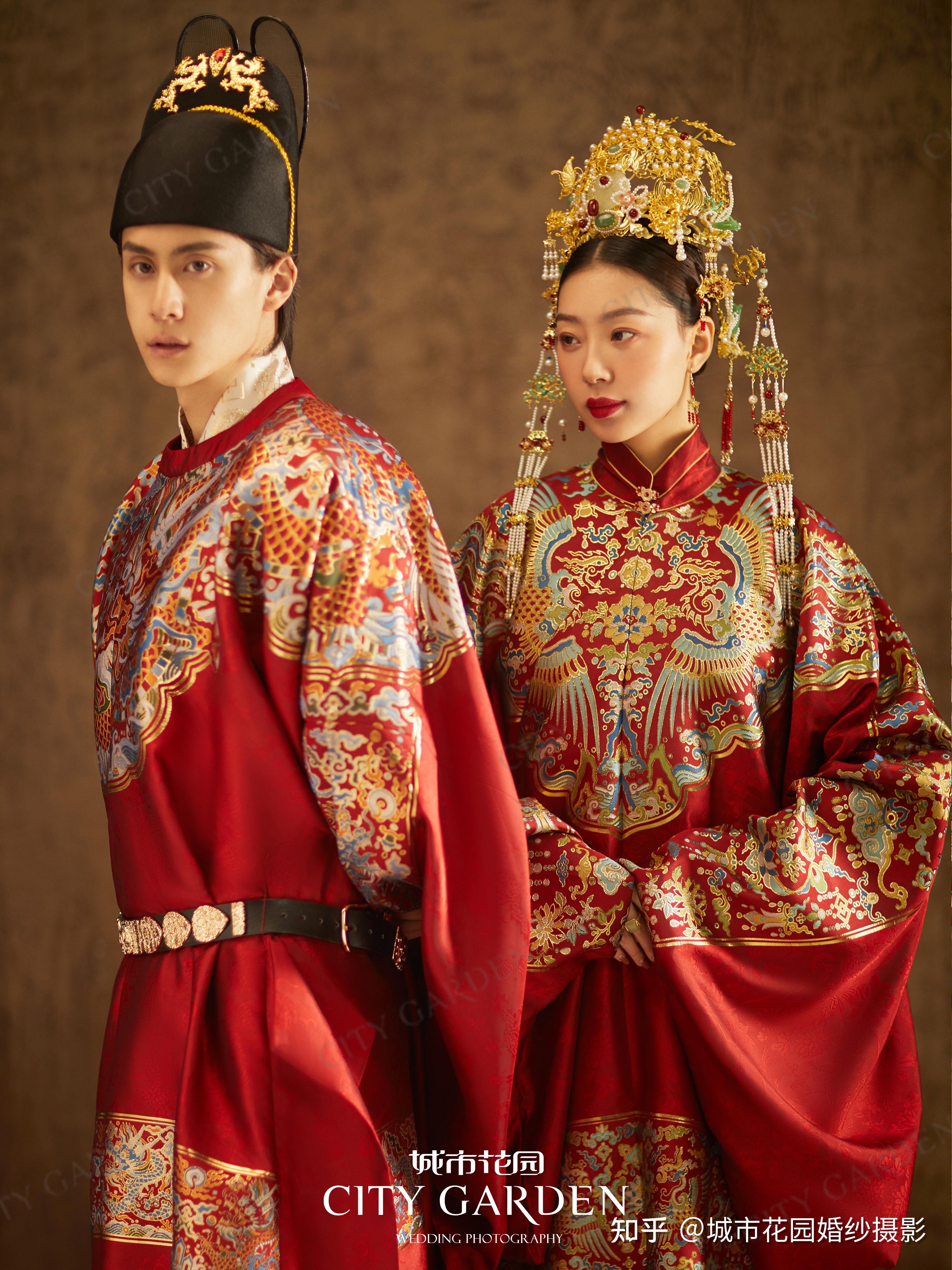 分享我拍的明制婚纱照汉服北京婚纱照