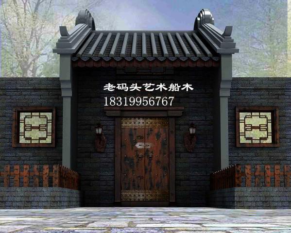 老船木别墅双开大门古船木双开门庭院大门农庄会所古城门 - 知乎
