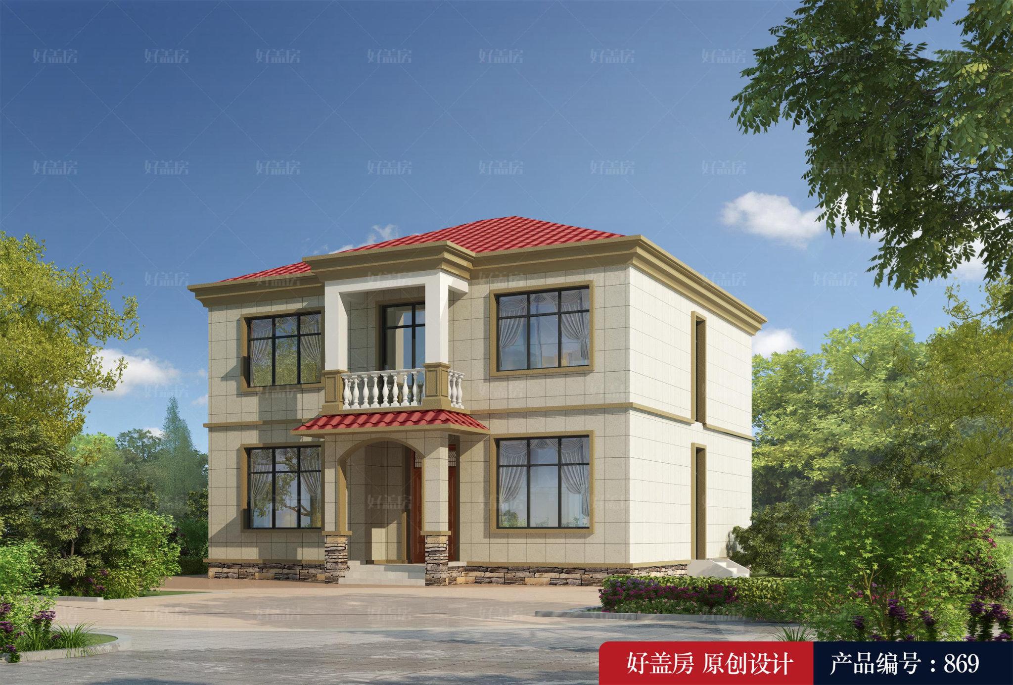 农村两层别墅设计图纸及效果图大全