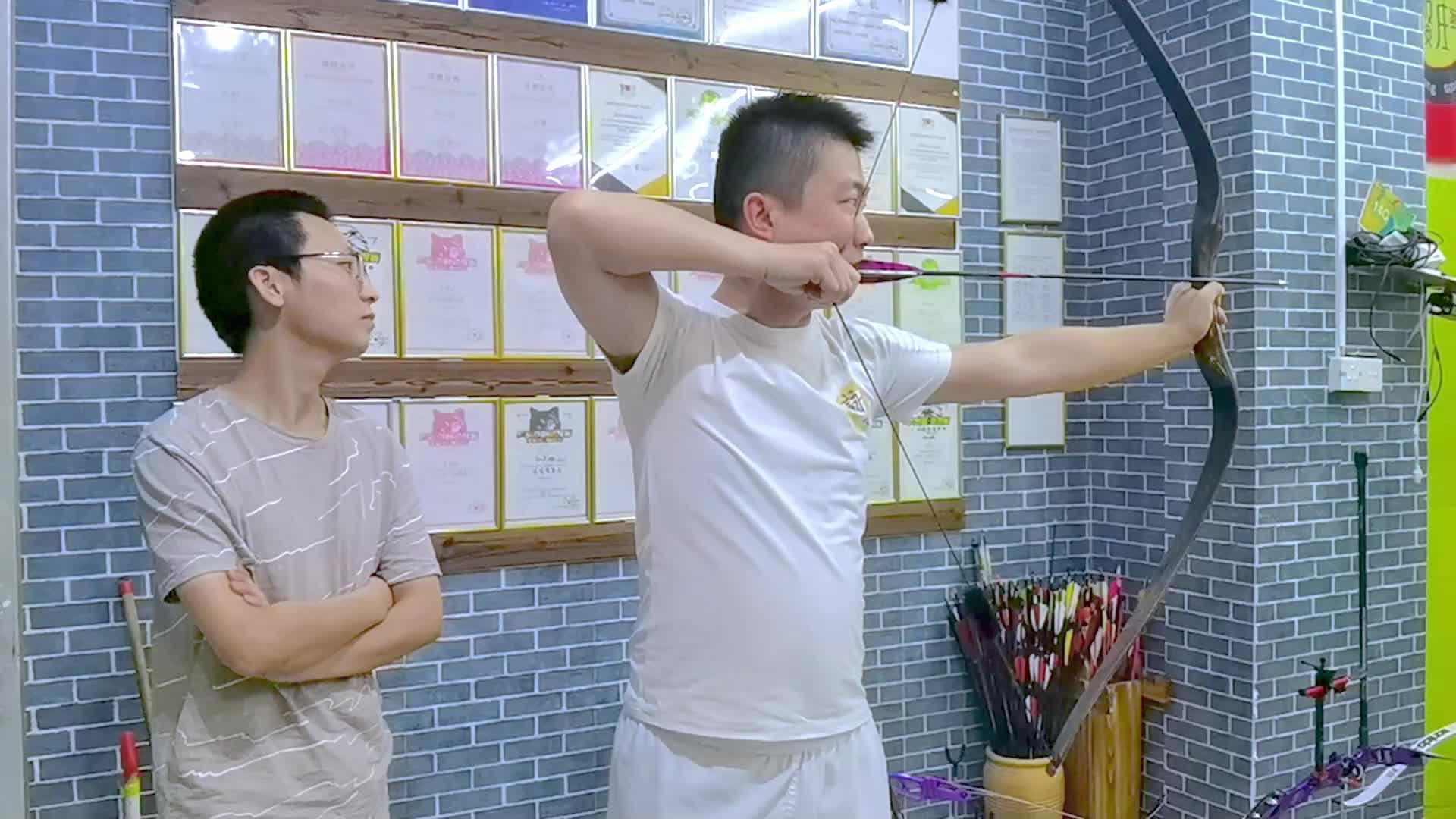 大白聊射箭吴士全射箭课三指地中海射法解析
