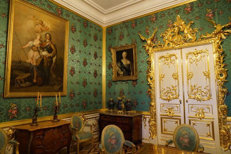 俄罗斯夏宫彼得大帝夏宫上宫殿内部游览100多幅图