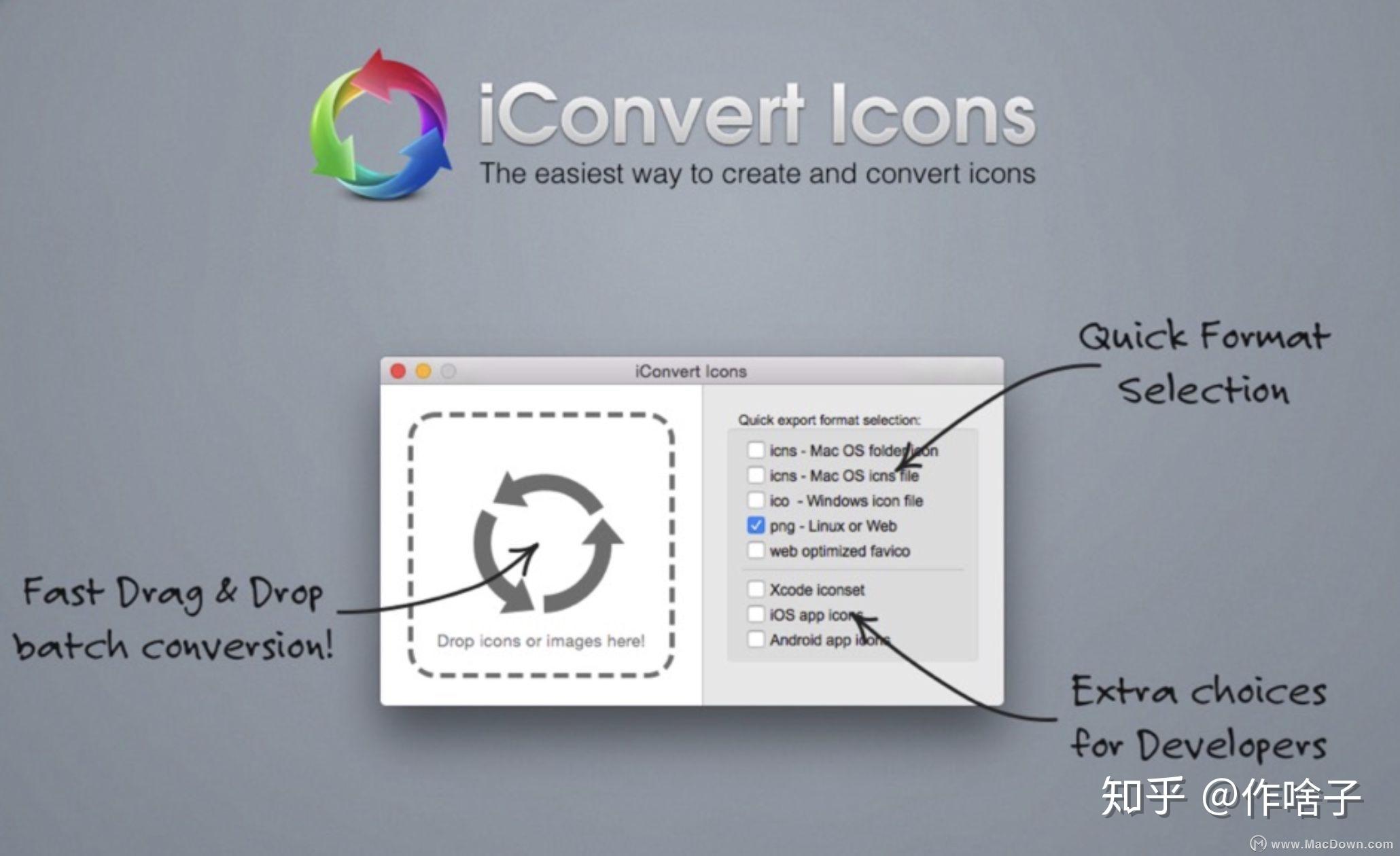 iConvert Icons——图标创建转换工具 - 知乎