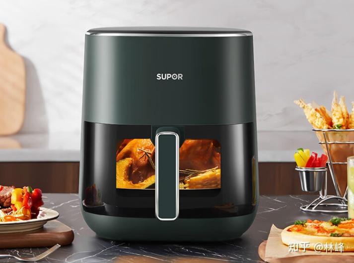 ①苏泊尔kd50d880苏泊尔kd50d880空气炸锅,5l的大容量设计使得这款