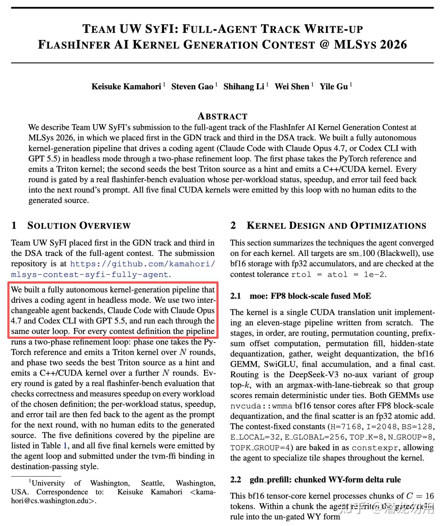 MIT Han Lab | Kernel Design Agent方案解析 - 知乎