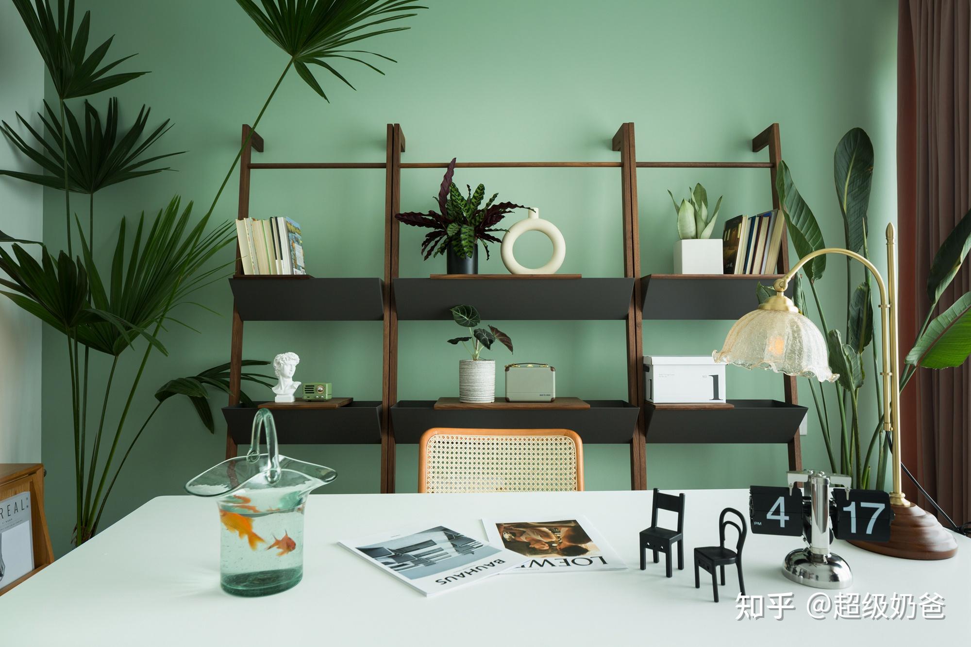 新婚夫妻买下105㎡,豆沙绿 棕色系,森系低预算! - 知乎