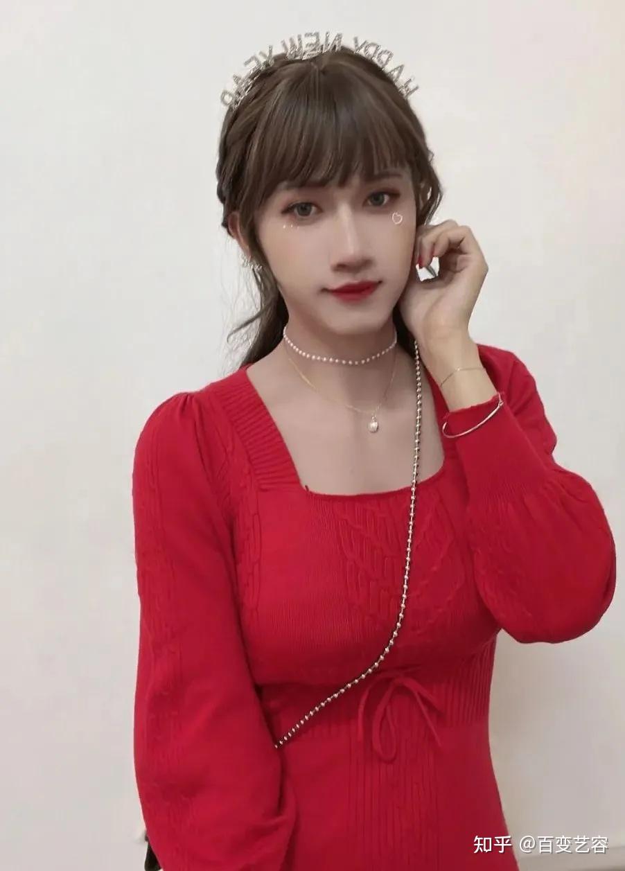 变装专家 cd  义乳 女装大佬 (微信公众号 艺容)百变艺容