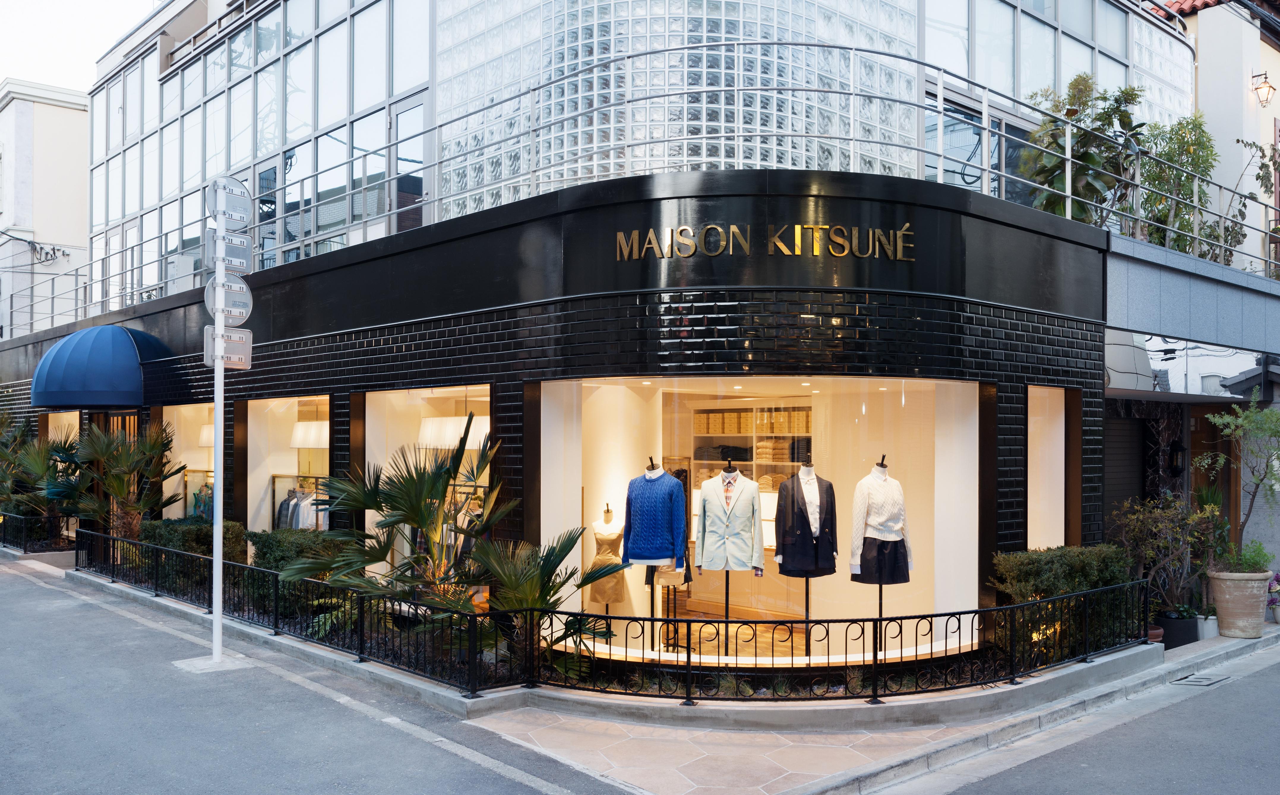 法国知名时尚名所maison kitsune进入日本市场时也毫不犹豫选择了东京