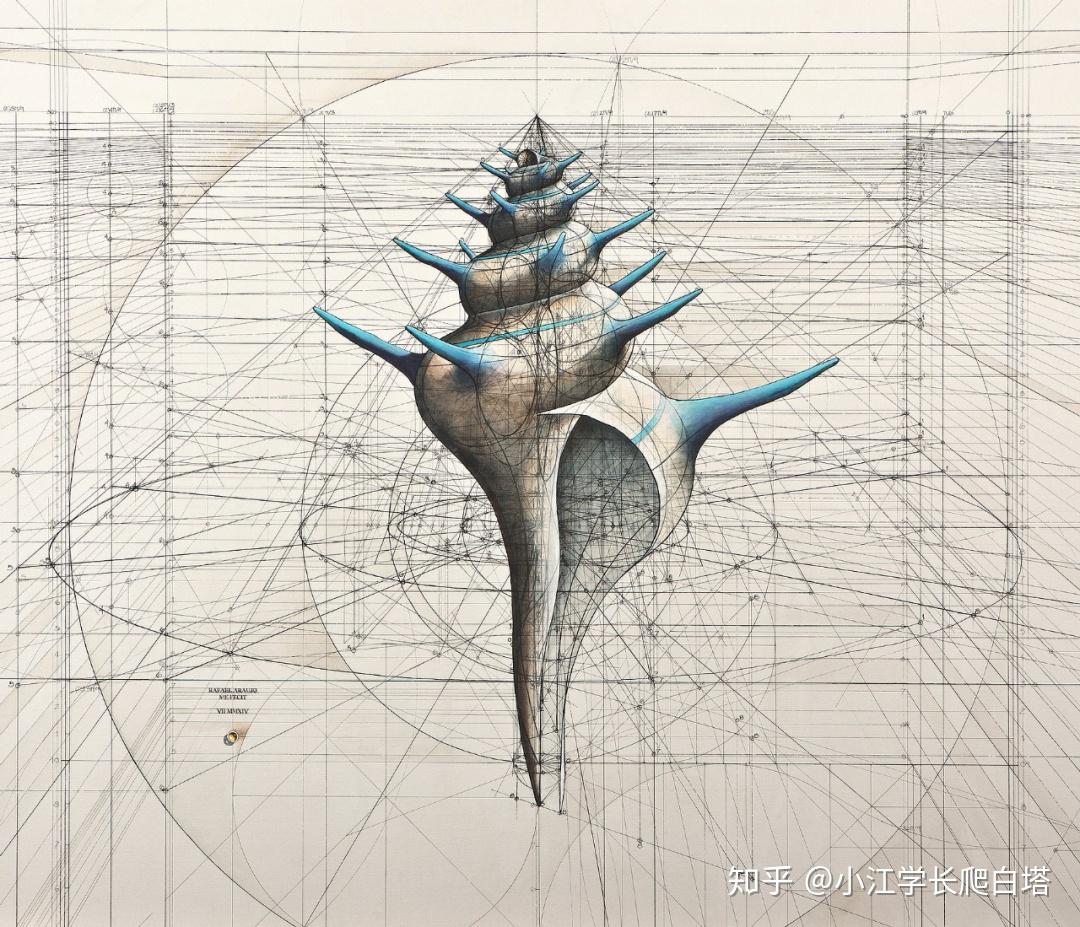 是由著名的黄金分割不同的组合最后诞生出了不同的图案而是数学序列