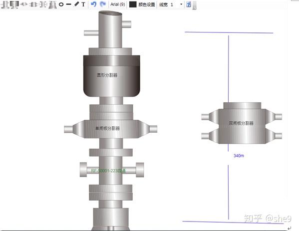 WPF程序使用矢量图资源绘制井口装置图 WPF程序使用矢量图资源绘制井口装置图