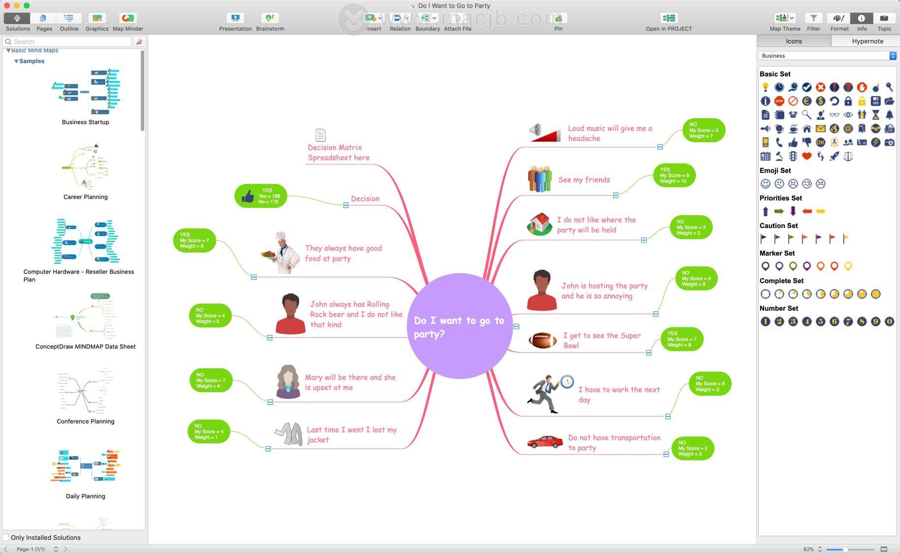 conceptdraw mindmap for mac(专业思维导图软件) v11.0.