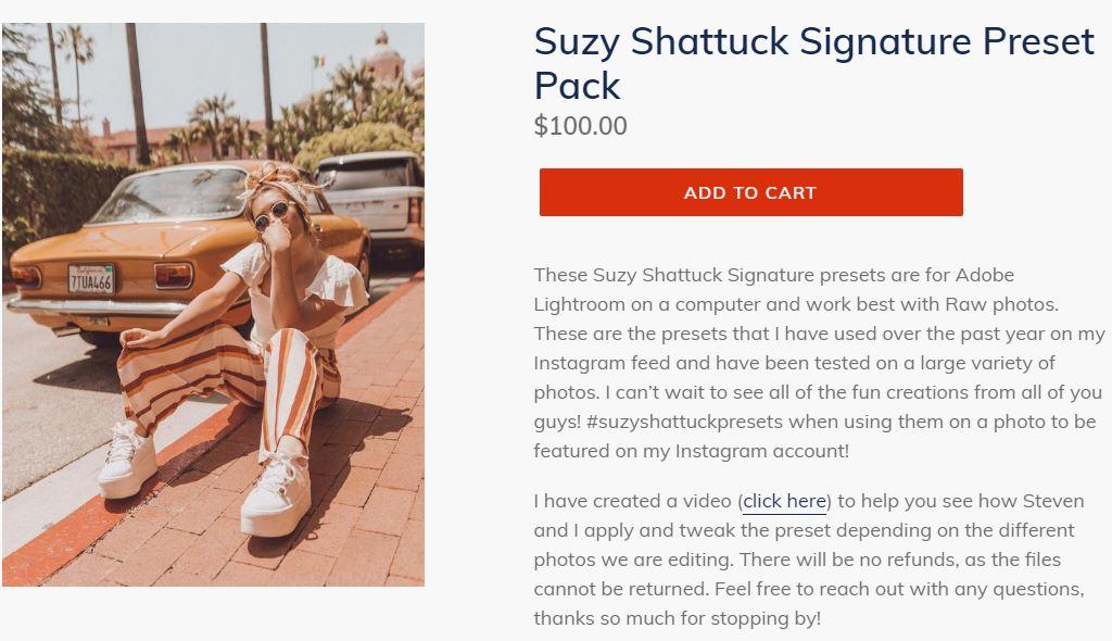 【S526】价值100美元的复古胶片人像lr预设 Suzy Shattuck Signature Lightroom Preset