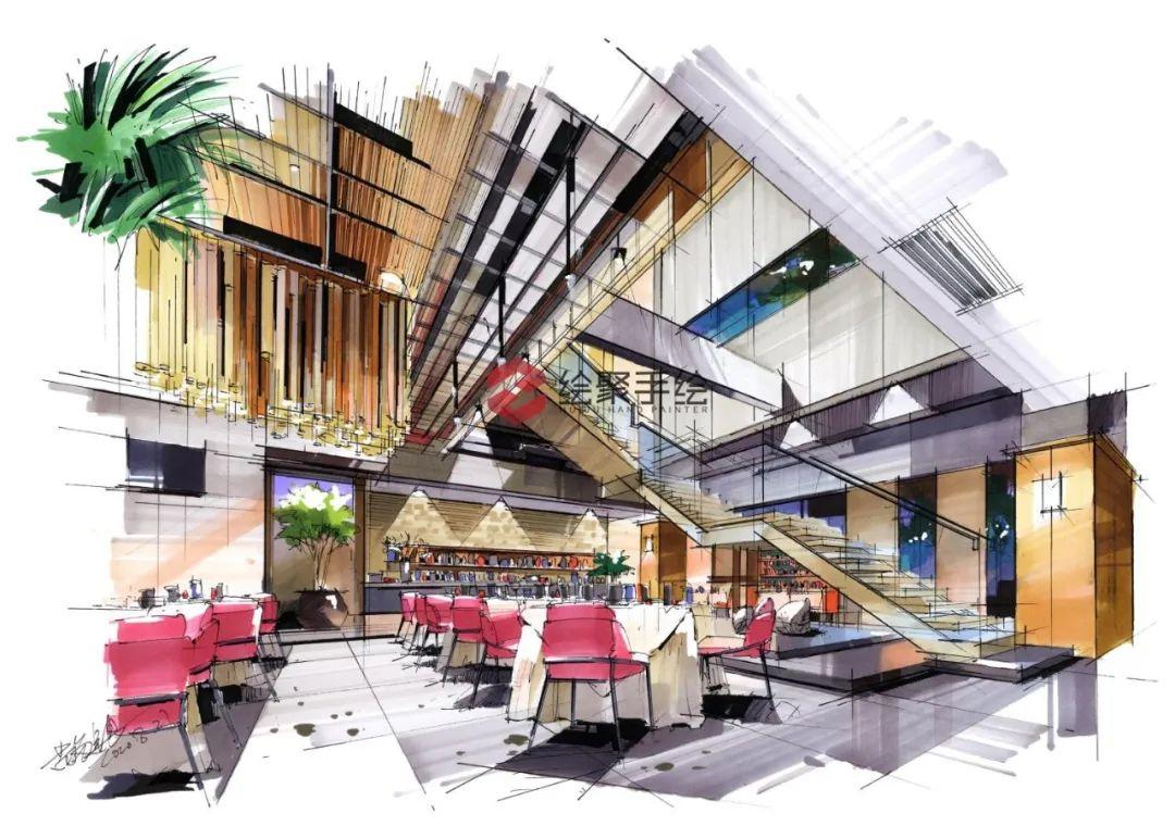 绘聚手绘23寒假-室内手绘提高班 - 知乎