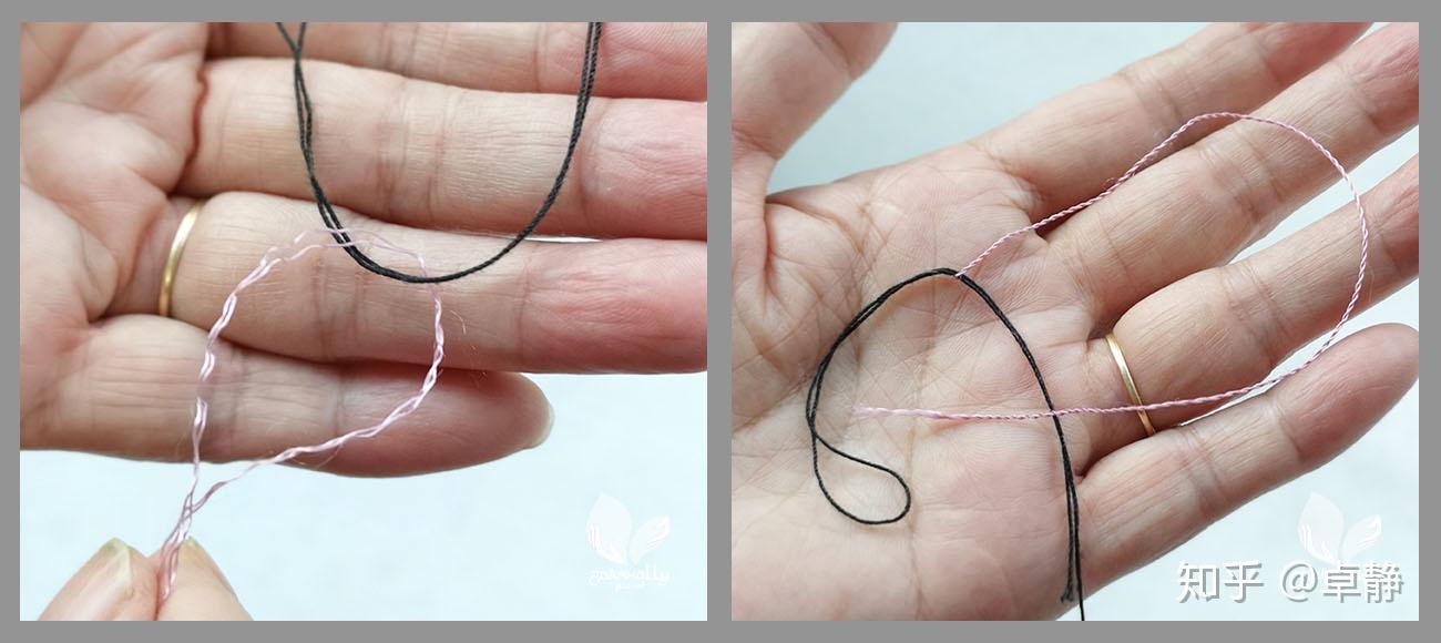 亲手做一条精致文艺的小项链伸缩结和平结的应用