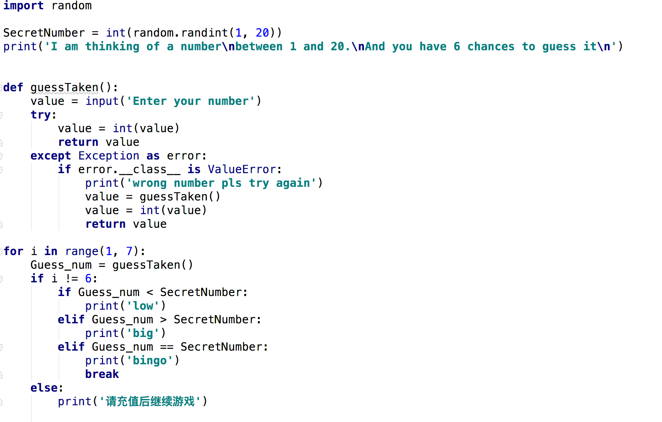 Python3.6被自己修改过的示例代码出错,问题在