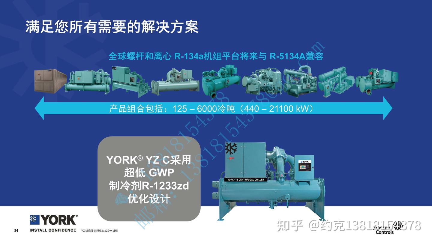 约克YZ磁悬浮变频离心式冷水机组综合说明 - 知乎