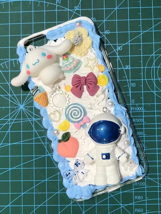 diy奶油胶手机壳丨治愈系来袭炸裂你的少女心