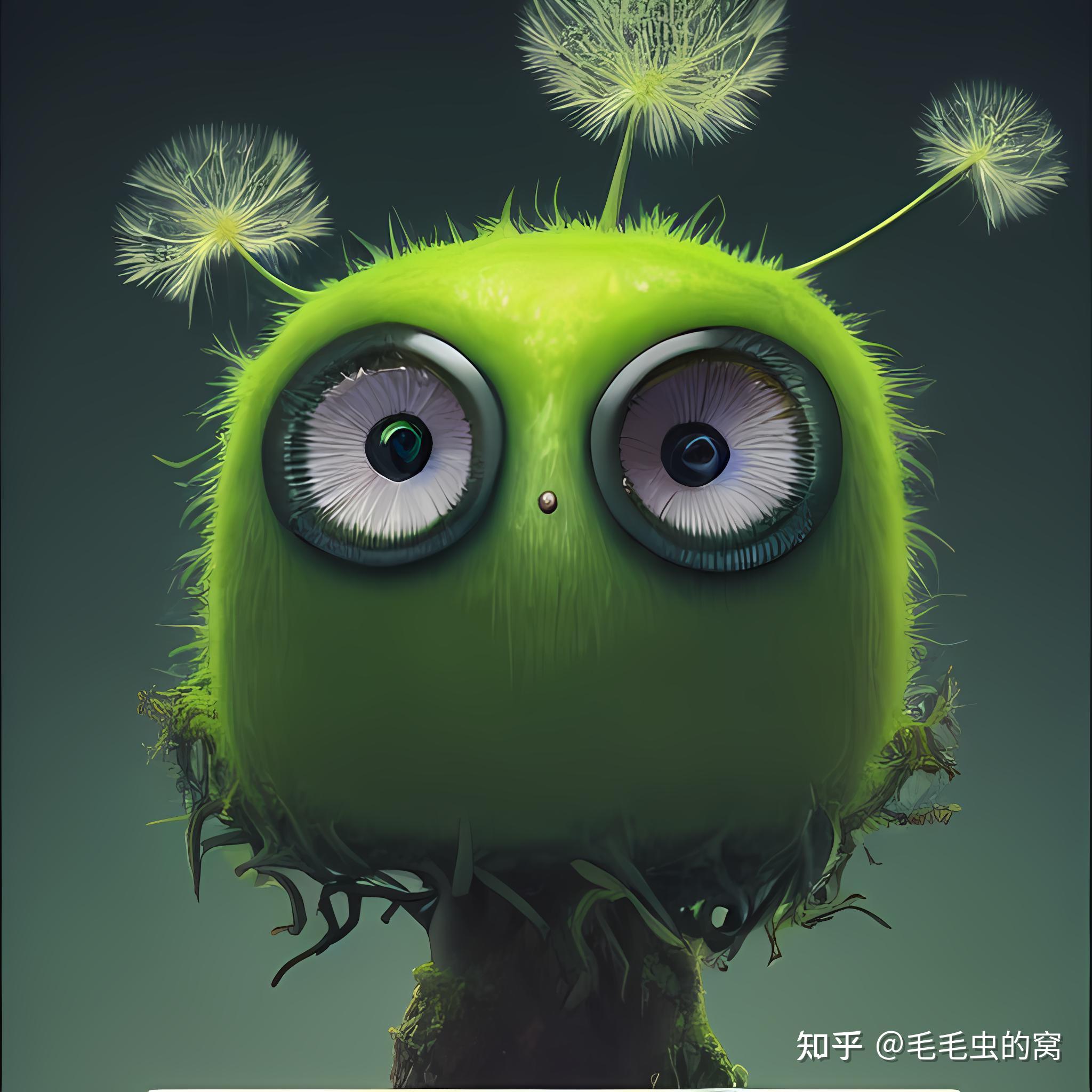 ai插画 | 绿色森林精灵,ai加ae,动起来的ai画像 - 知乎