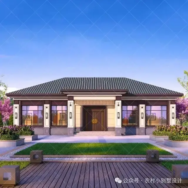 高级感十足一层农村自建房，30款一层带院子自建别墅，也太治愈了 - 知乎