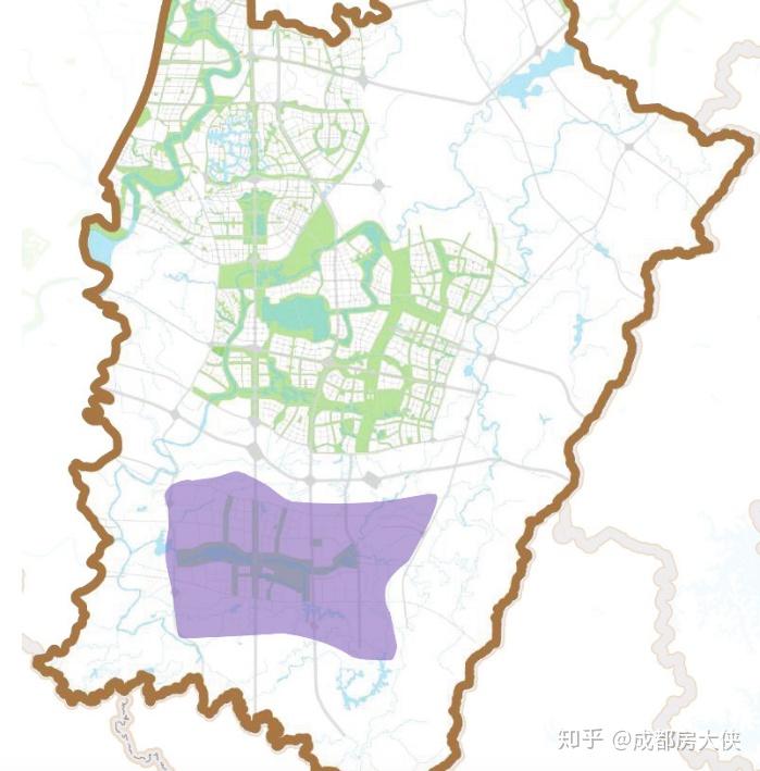 基本在興隆湖這個地方就打住了,這也是目前成都天府新區基本上已經