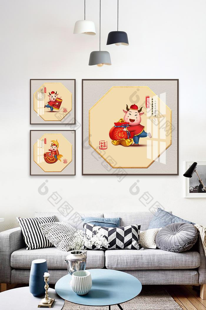 有哪些新年装饰画会让家充满过年的气氛?