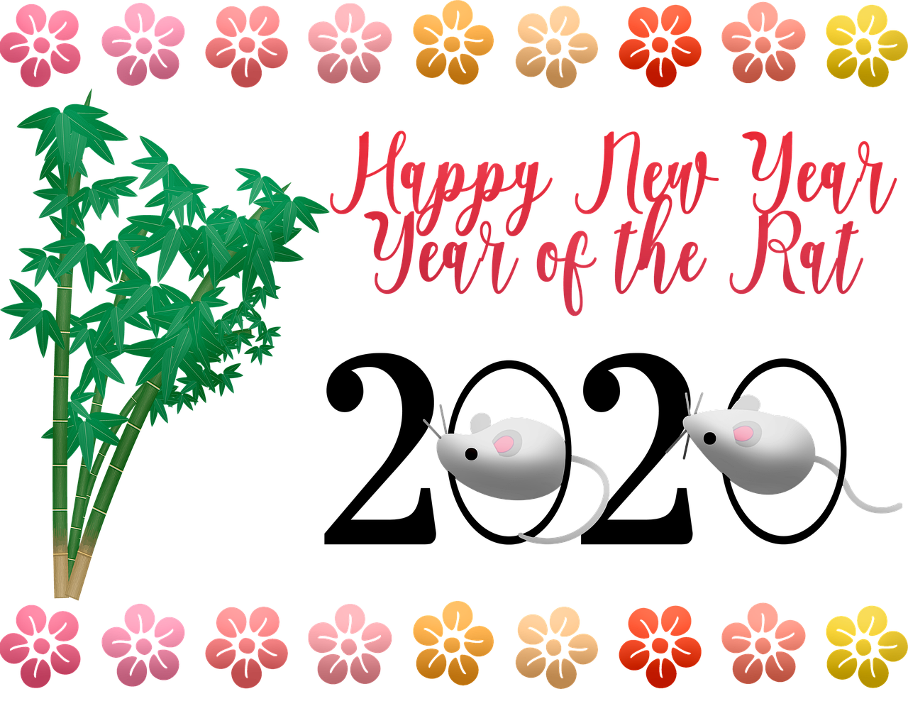 祝福如歌,新年快乐