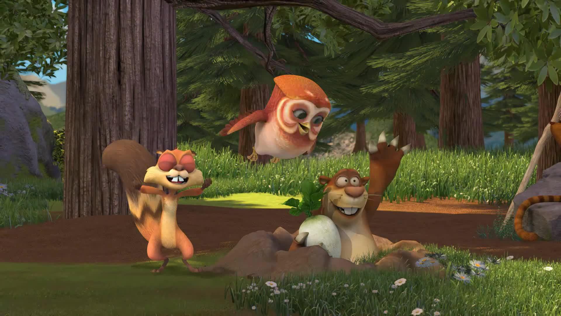 熊出没狗熊版的野人你见过吗这长长的头发健硕的体型