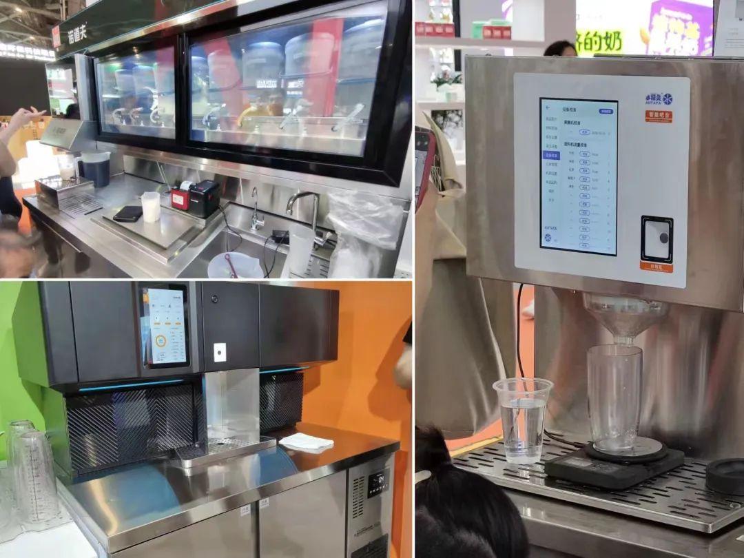 一天能出3600杯,自动奶茶机格外受关注