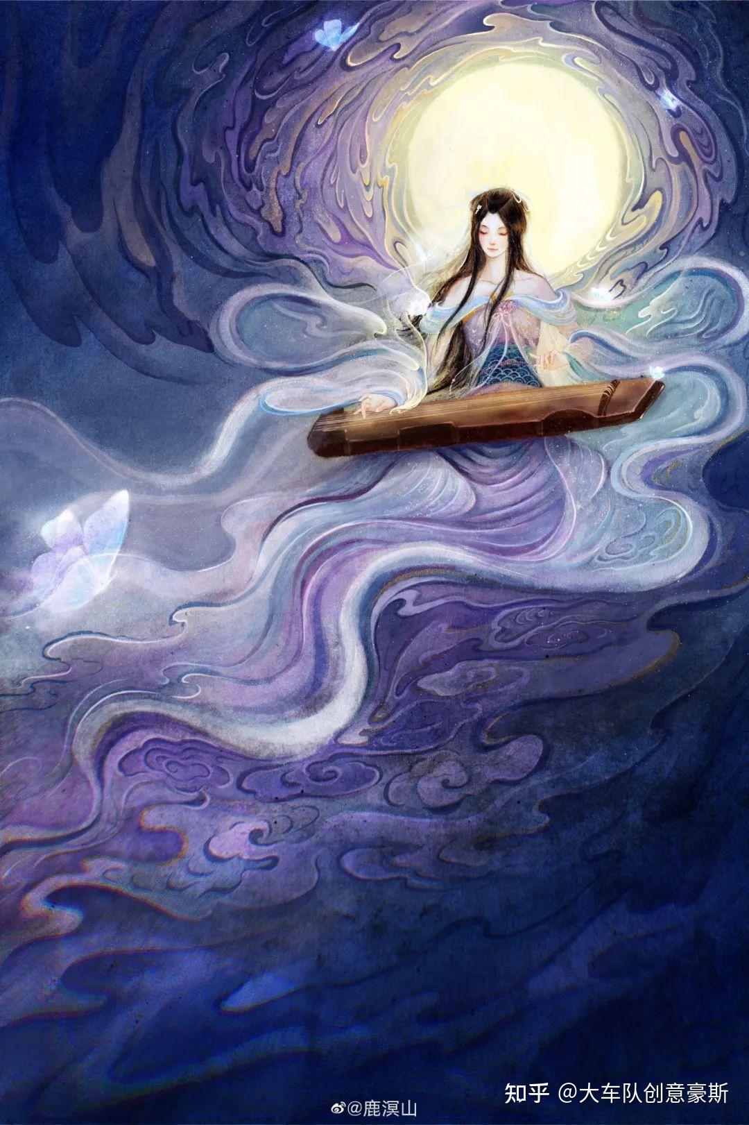 她是插画师鹿溟山,26岁的成都姑娘,今年医学硕士毕业.