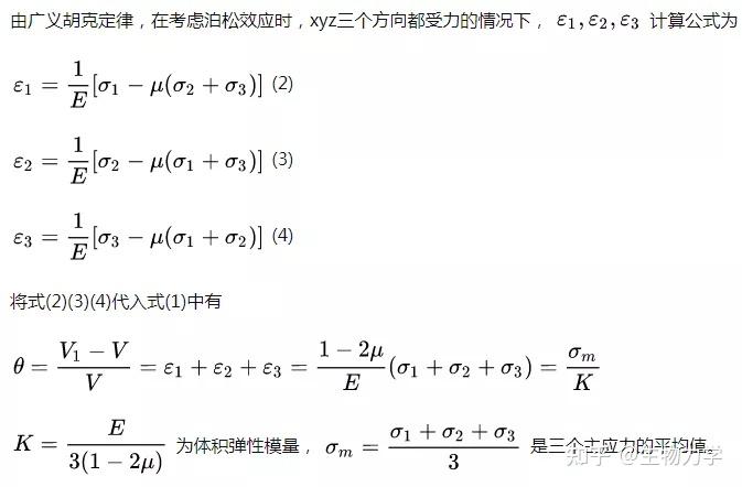 泊松比范围为什么是-1到0.5? - 知乎