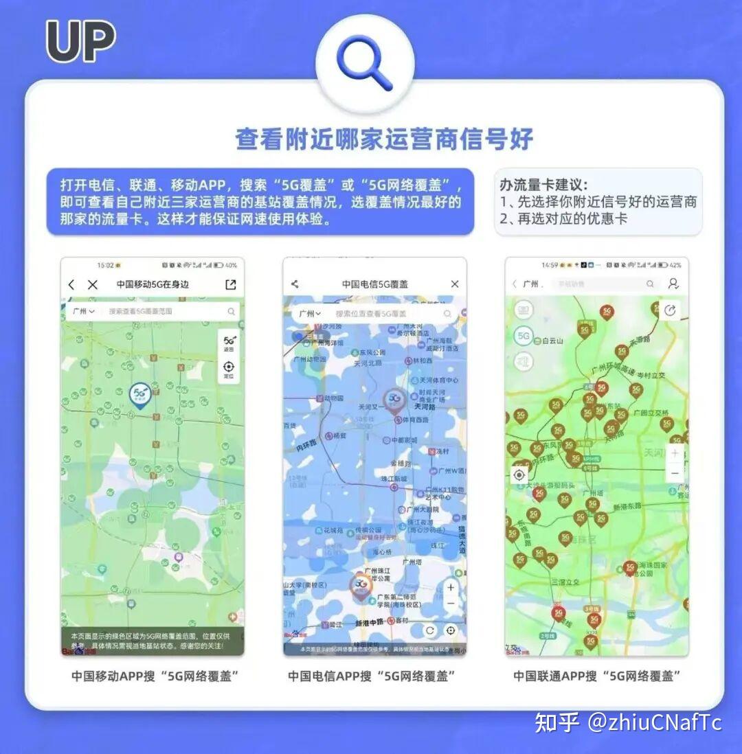 精准查询5G网络覆盖,四大运营商官方渠道