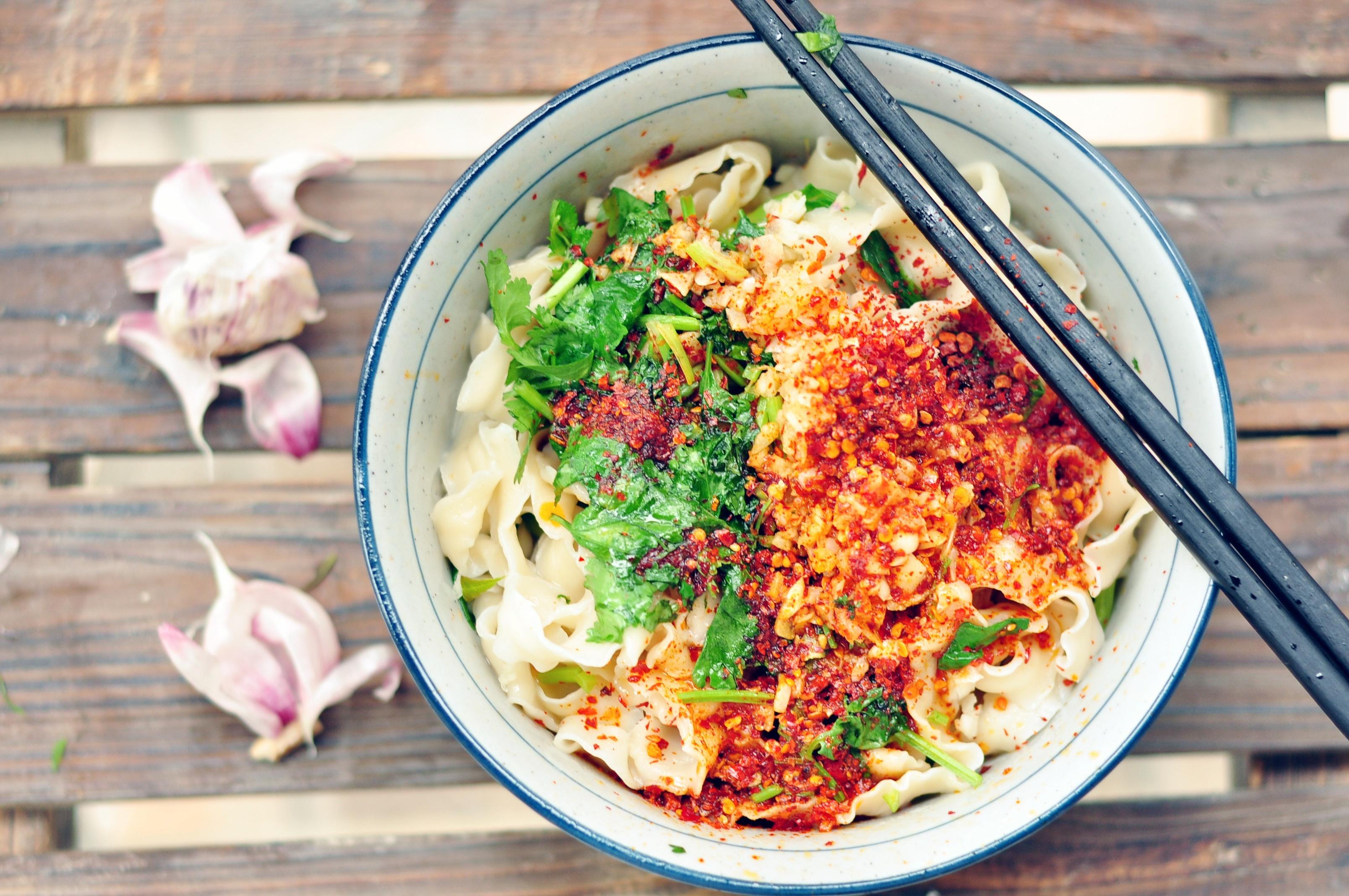 白鹿原里的油泼面馋死人今晚就要吃