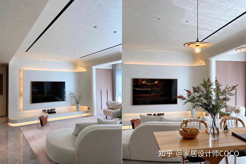 弧形电视背景墙