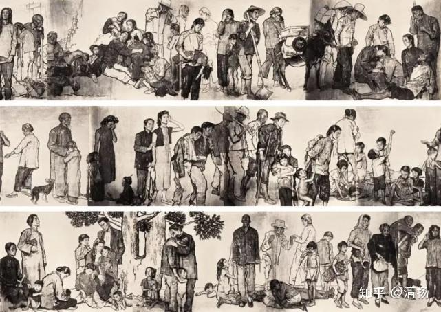 蒋兆和的《流民图》:伟大的画家,伟大的作品! - 知乎