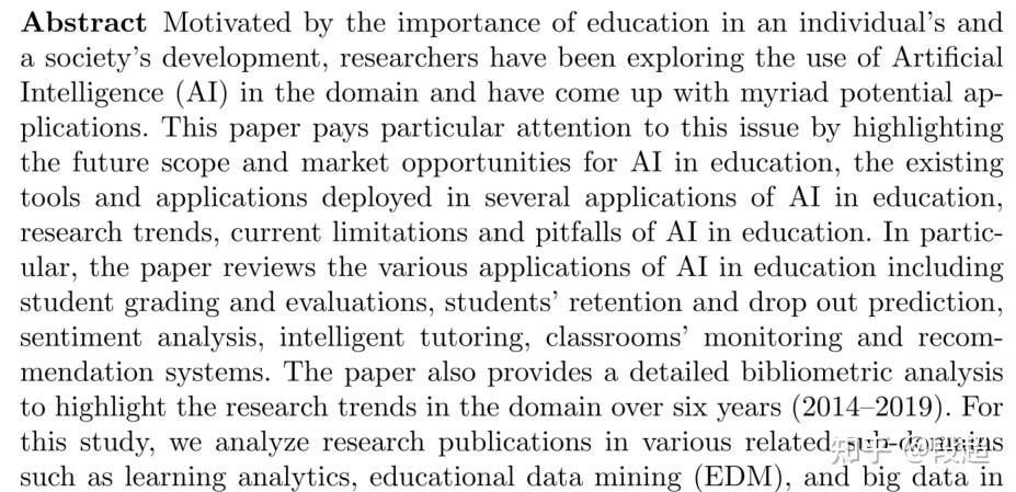 artificial intelligence in education a panoramic review