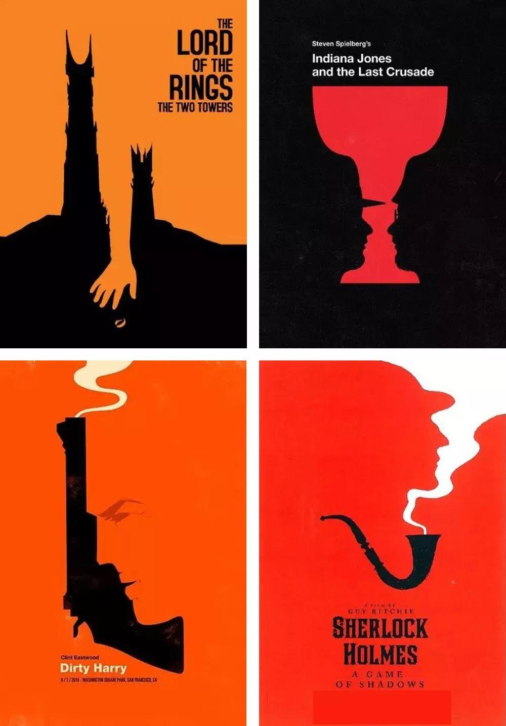 当正形与负形相互借用,图形的边线隐含着两种各自不同的明确含义,我们