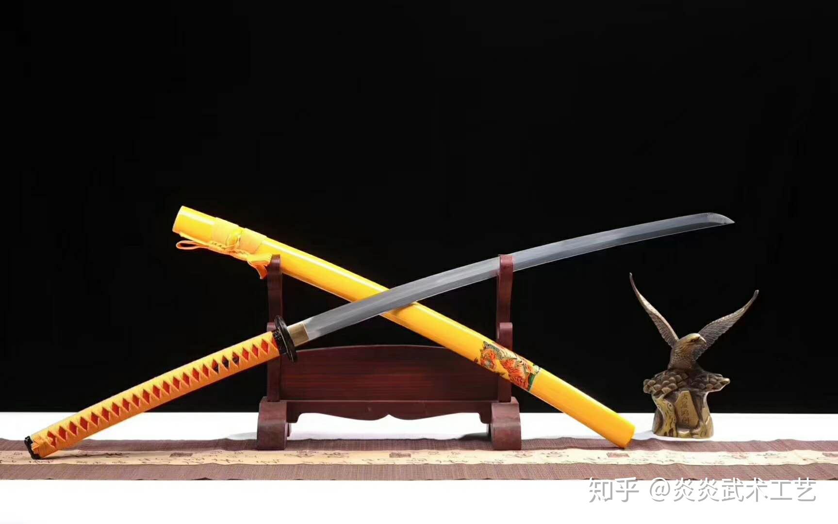 新款 爆款 高性能长款忍者武士刀 弯曲90度不变形