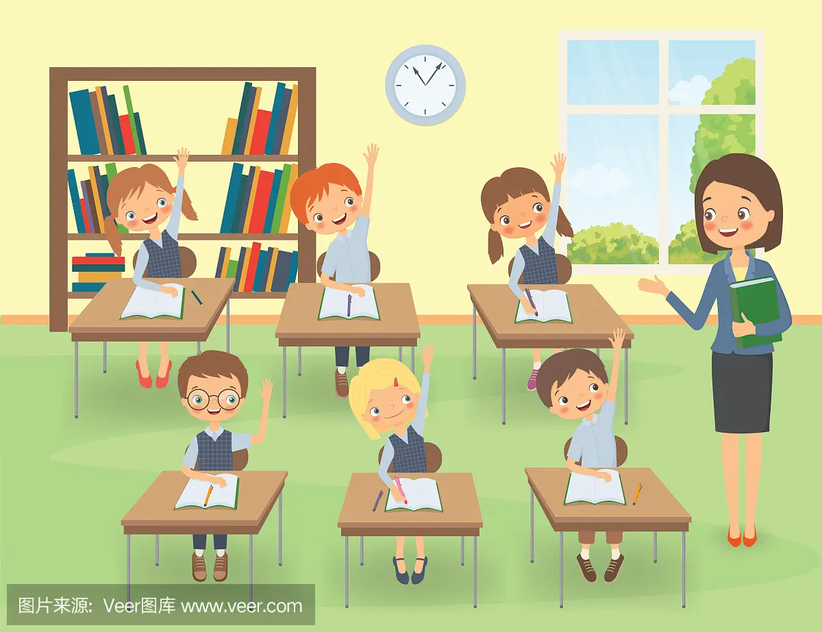 新老师,上课立规矩的时候讲了不想学的想睡觉的写一份保证书,写了就