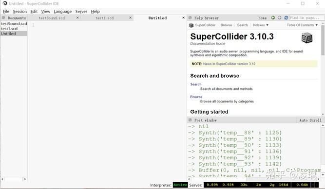 1.音乐编程软件 — SuperCollider - 知乎