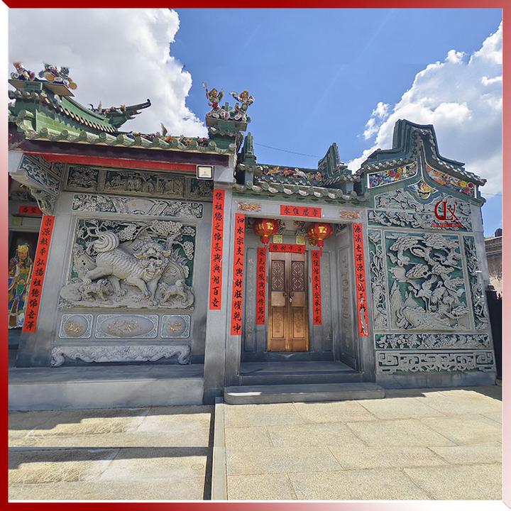 祠堂门面浮雕石雕图片 潮汕古建筑之美 - 知乎