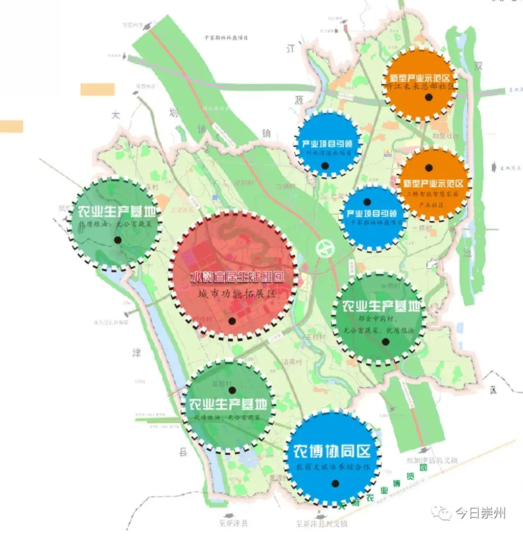社区"促进产业绿色转型发展三江街道位于崇州和双流,新津,大邑交界处