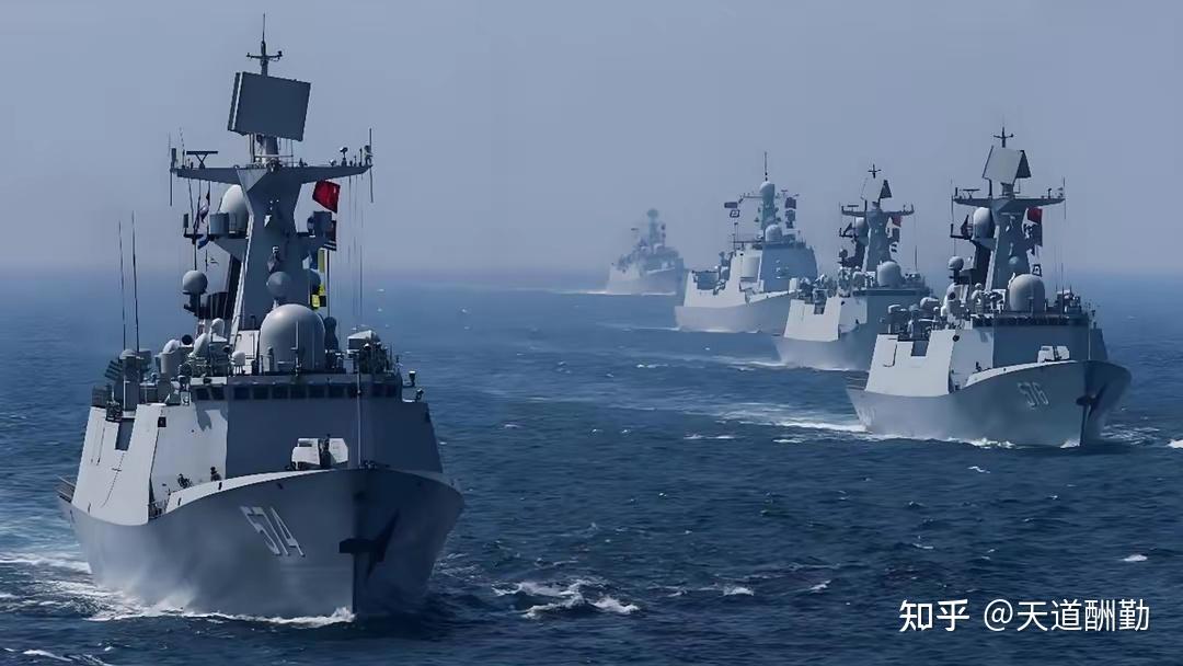 鹰击21瞄准!11艘中国战舰坐镇南海,掌控全场