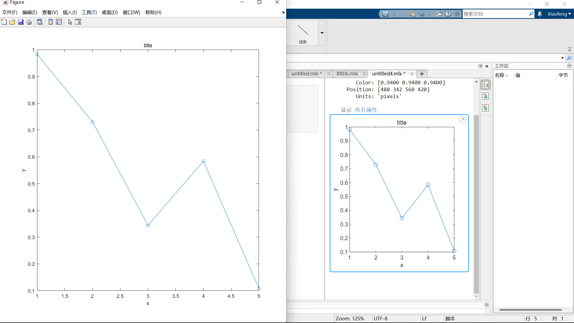 Figure Position Matlab Code