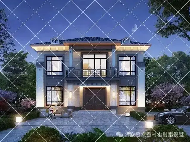 28款二层新中式别墅，清贵典雅，美墅如画新中式农村自建房别墅 - 知乎